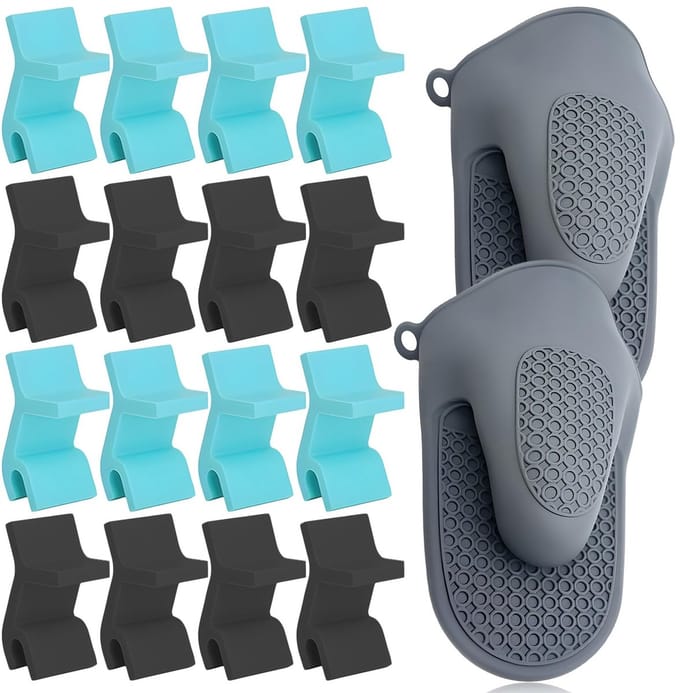 Allecto - Bakplaat stapelaar - Ruimtebesparende trays - 16 stuks