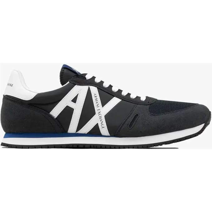 Armani Exchange Rio Mesh Lage Casual Sneakers Heren sneakers Zwart XUX017XCC6800002 40 black