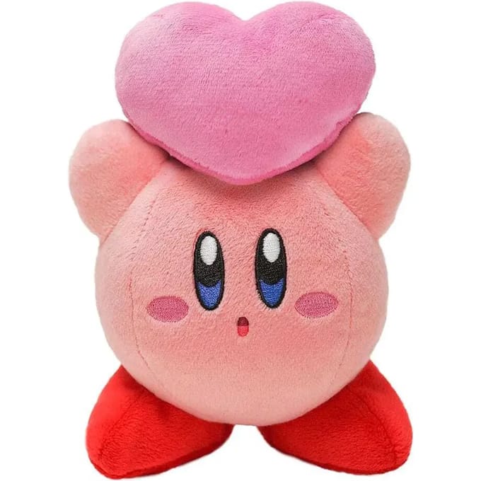 Sanei Kirby: Kirby met Heart Knuffel 16cm Knuffel