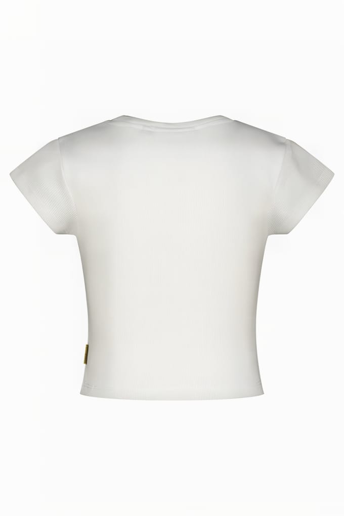 Vingino Jasmina Real White Maat: 8 | T-Shirts Outlet | Unisex | Wit
