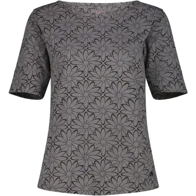 T-shirt van gewassen jersey met bloemenprint dames CMP
