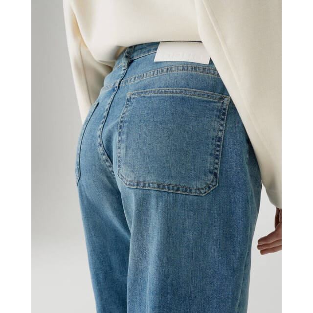 Flared Jeans met knoopsluiting