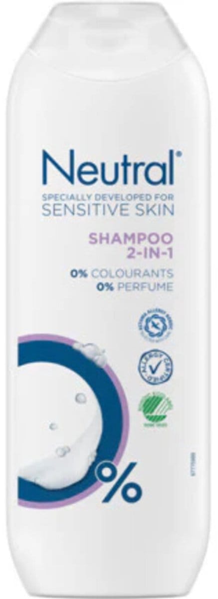 Neutral 2-in-1 shampoo - 8x250 ml - parfumvrij