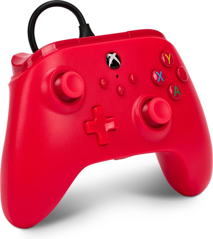 PowerA bedrade controller voor Xbox - rood - Wired Controller - Microsoft Xbox One