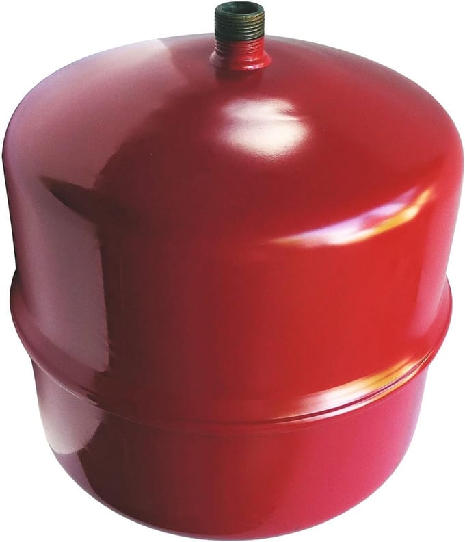 Expansievat Verwarming 8 Liter Rood voor Watercircuit