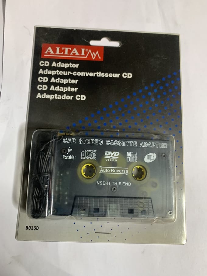 Altai CD-Audio adapter voor car stereo cassette
