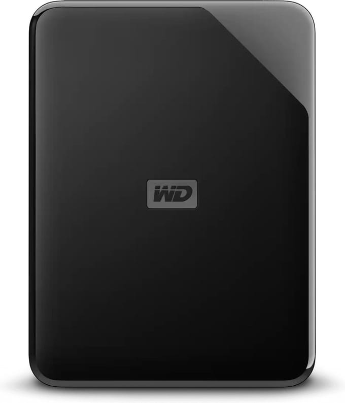 Western Digital Elements WDBG8A0060BBK-WESN externe harde schijf 6 TB 2.5" USB Type-A 3.2 Gen 1 (3.1 Gen 1) Zwart