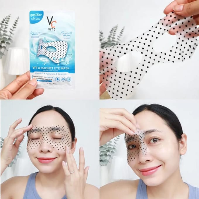 VIT C Ratcha Magneet Oogmasker 15 ml. x 6 zakjes 15 ml. x 6 Sachets blue