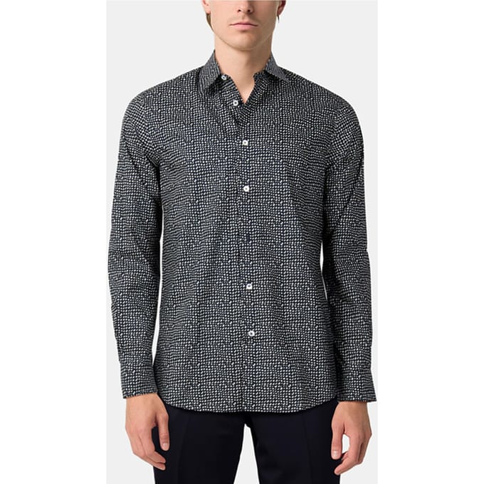 Paul Smith S/c Regular Fit Shirt Navy Größe: M | Business hemden Outlet | Herren | Blau