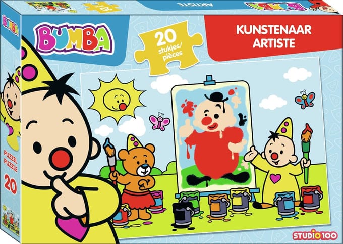 Studio 100 Bumba puzzel: Kunstenaar 20st Kinderpuzzels