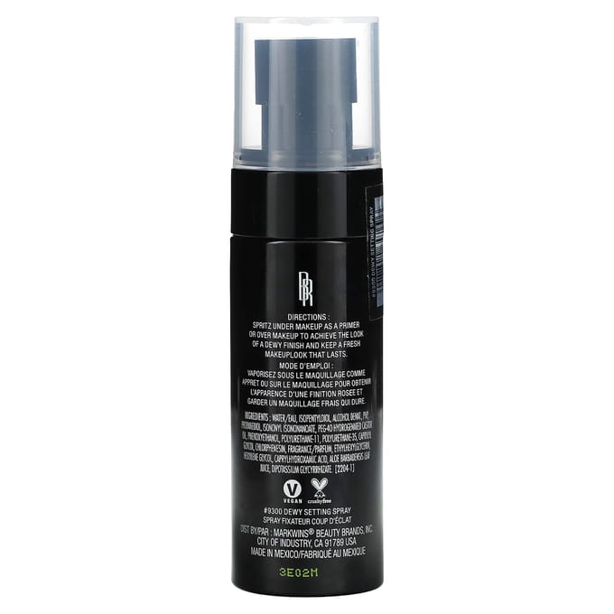 Dauwige Setting Spray, 60 ml(2,02 fl oz) black