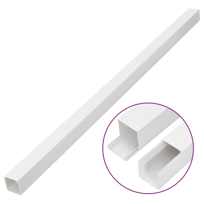 vidaXL - Kabelgoot - 33x33 - mm - 10 - m - PVC