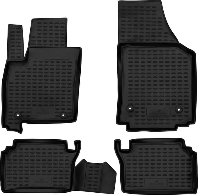 Walser Rubberen Voetmatten XTR geschikt voor Opel Meriva A (X03) 2003 - 2010