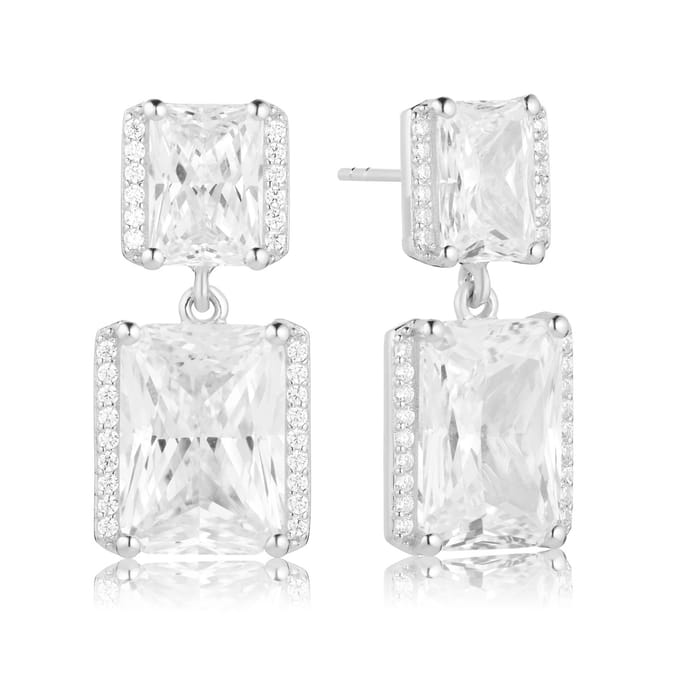 SIF JAKOBS JEWELLERY ROCCANOVA GRANDE EARRINGS SJ-E42275-CZ.