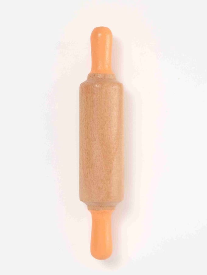 Childgen mini houten deegroller - oranje
