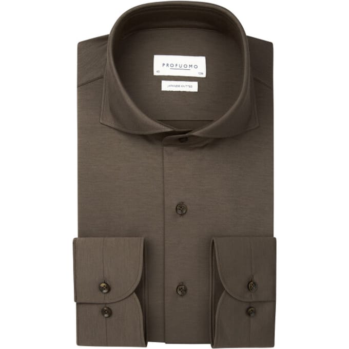 Profuomo Japanese knitted dress shirt
