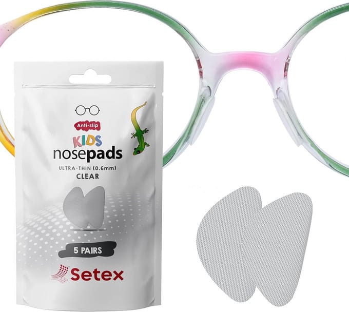 Setex anti-slip neuspad kids 0.6mm | transparant | 5 paar