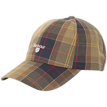 Barbour Pet Tartan Ruit Groen - Maat - Heren - Petten