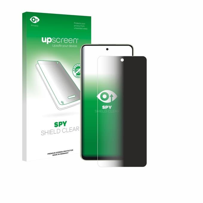upscreen - privacy screenprotector voor Oppo A5 Energy - Folie Beschermfolie Blauwlichtfilter