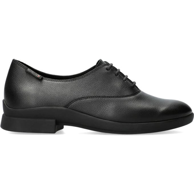 Mephisto Syla - dames veterschoen - zwart - maat 37.5 (EU) 4.5 (UK)