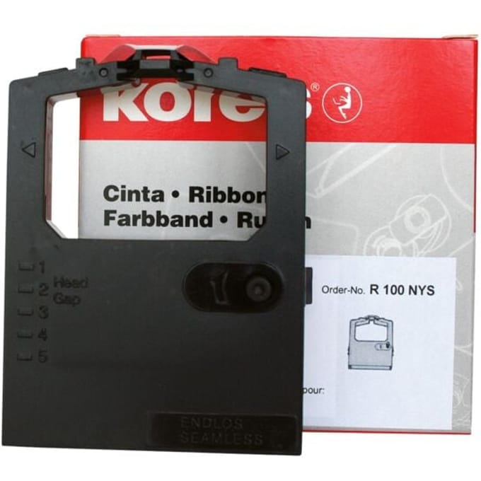 Kores Inktlint voor OKI ML 390 FB, nylon, zwart