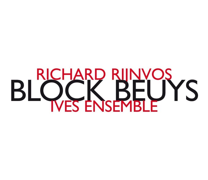 Ives Ensemble - Rijnvos: Block Beuys (CD)