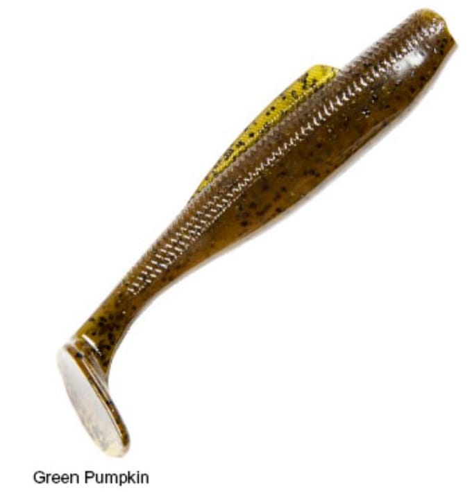 Zman Zacht Kunstaas Diezel MinnowZ 5 Inch 4/Pack Groene Pompoen (0221) black