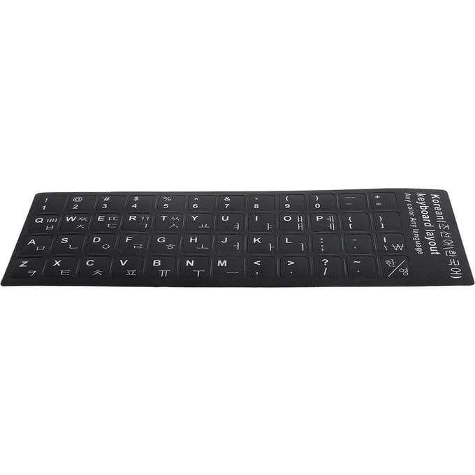 Toetsenbordstickers Koreaans Waterdichte Accessoires voor 10-17 inch Laptop Notebook Desktop Computer