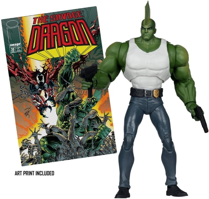 McFarlane Savage Dragon - Actiefiguur - Dragon Deluxe Elite Edition 7in