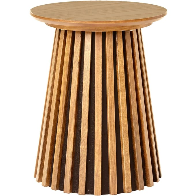House Nordic Sidetable Osaka - Ø40x50cm - Eikenfineer - Naturel