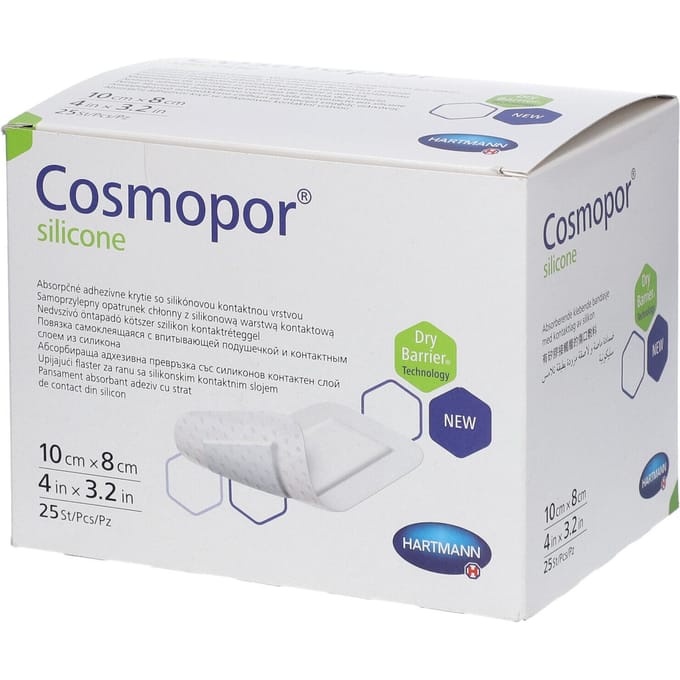 Hartmann Cosmopor® Silicone 10 x 8 cm 901102 25 Overige