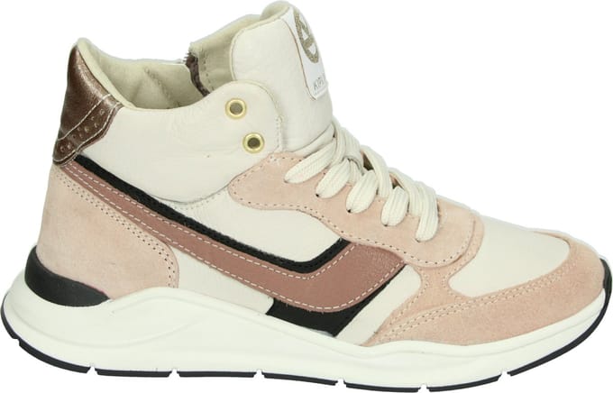 Kipling - KIKI 2 - Half-hoogMeisjesKindersneakers - Kleur: Wit/beige - Maat: 38