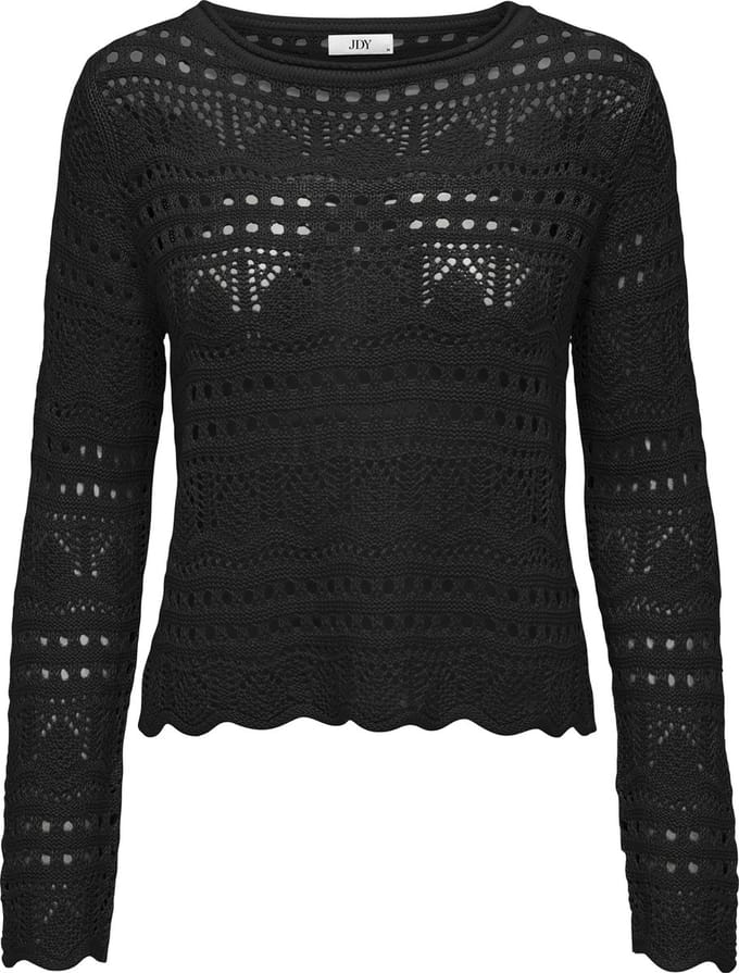 Jacqueline de Yong Sun lay l/s boatneck pullov.