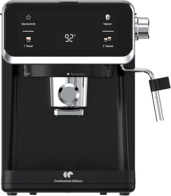 CONTINENTAL EDISON - CEME19B - Espressomachine - 950 Watt - Zwart