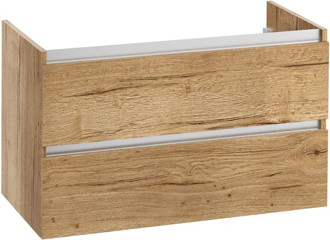 Saqu Gaia wastafelonderkast 100x50,5x60cm eiken marcato — greeploos