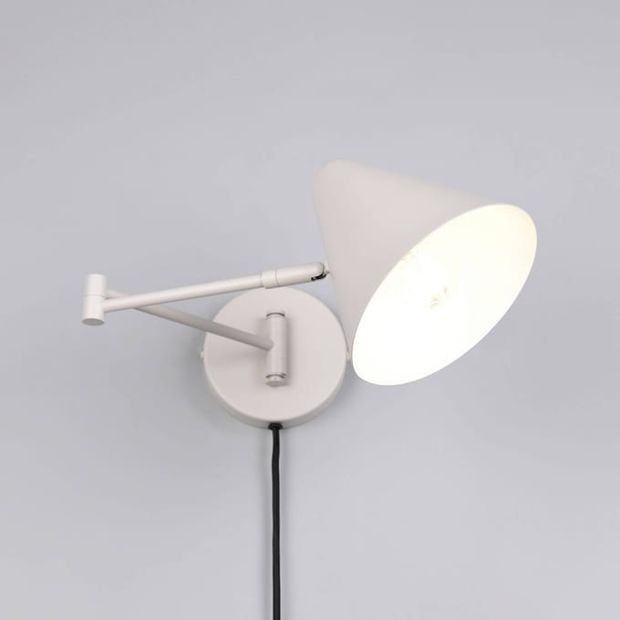 TRIO COSIMA - Wandlamp - Grijs warm - excl. 1x E14 4 W - Zwenkbaar - Wandmontage - FLEX - Connect