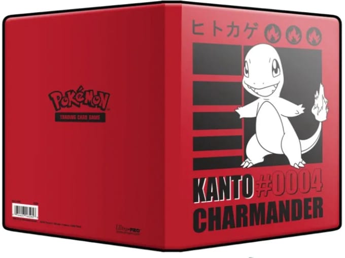 Ultra Pro Pokémon kaartenmap Charmander 4-pocket rood - kaartenopslag.