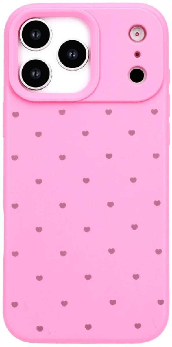 Cityhoesje - Backcover hoesje - Silicone - iPhone 17 Pro - Roze