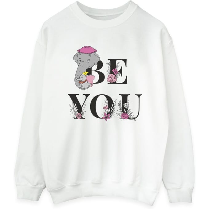 Disney Dames/Dames Dumbo Be You Sweatshirt (Wit)