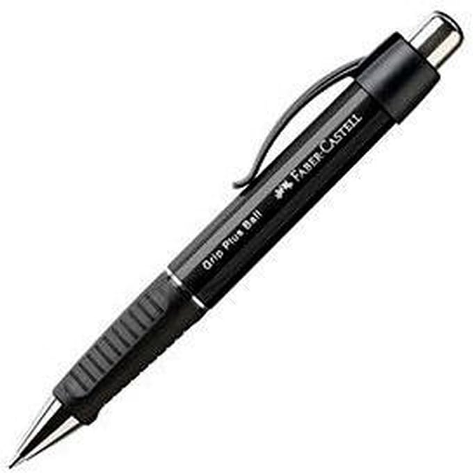 Pen Faber-Castell Grip Plus Ball M Zwart 5 Stuks