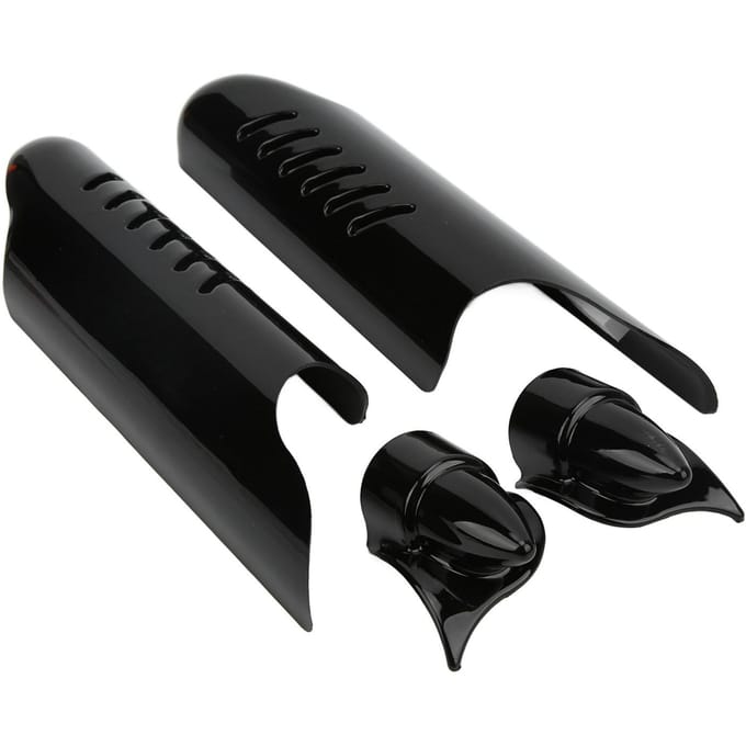 Motorfiets Vork Onderbeen Deflectoren Schild Cover ABS Motorfiets Accessoires voor Rijden black