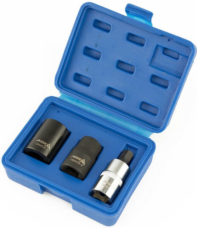 Remklauw doppen set - 3 delig - Remklauw dopset - ASTA