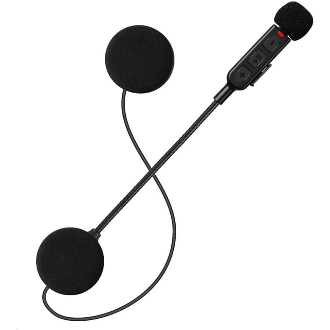 Motorhelm BT Headset Handsfree luidspreker Motorheadset met Song Call Control, zwart