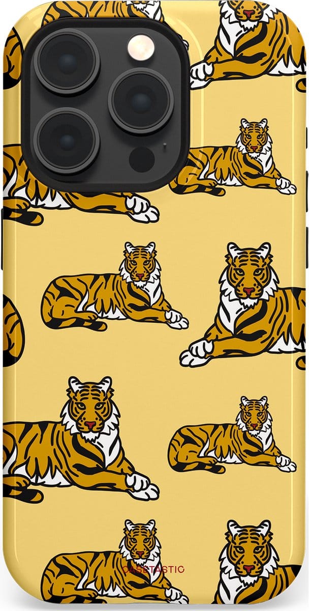 Casetastic Hoesje Geschikt voor Apple iPhone 15 Pro Magsafe - Stijlvolle Beschermende Duo-layer Case - Onzichtbare jager