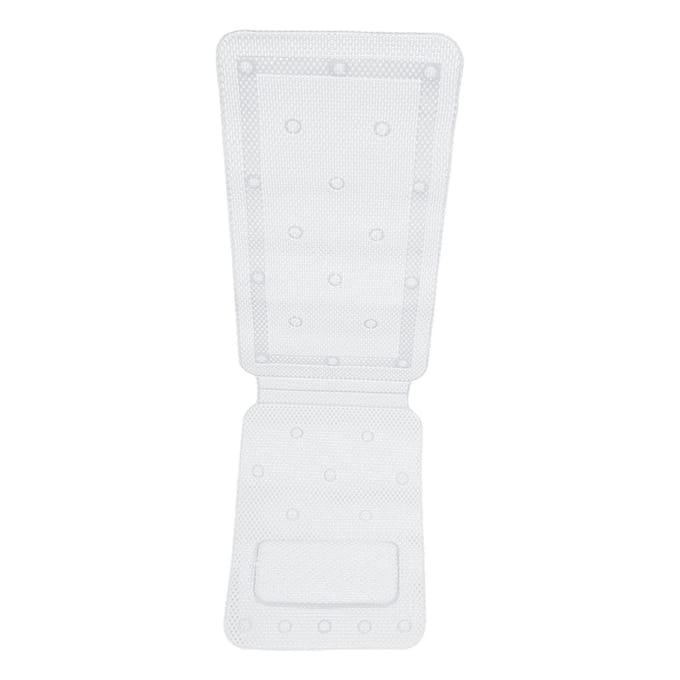 Volledig Lichaam Spa Bad Matras Kussen Zacht Gewatteerde Badmat met Ademend white