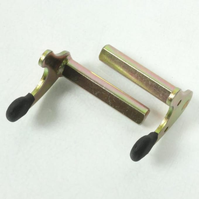 Paire de support pour diabolo de roue arrière Brazoline pour moto Neuf