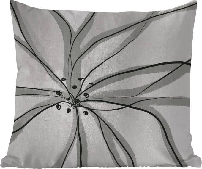Buitenkussen Weerbestendig - Bloemen - Abstract - Design - 50x50 cm