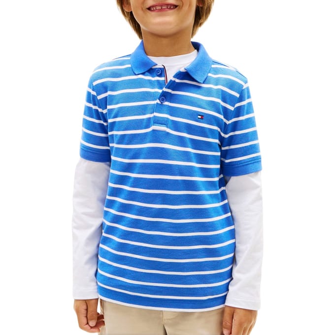 Tommy Hilfiger Contrast Flag Polo Junior