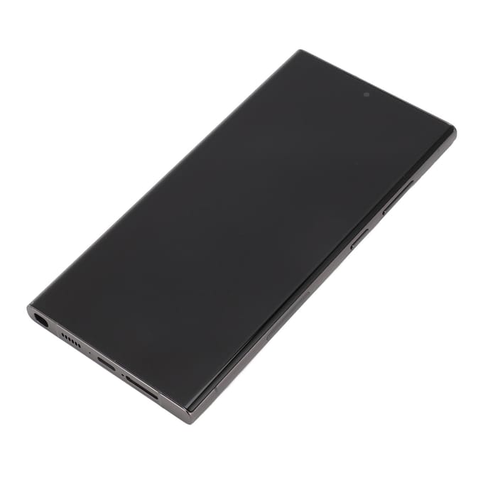 Vervangingsset voor het scherm (OLED-touchscreen met frame) voor de Galaxy S23 Ultra (VS) gray