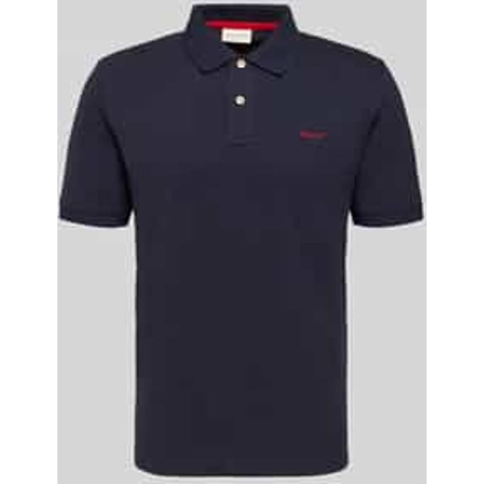 Regular fit poloshirt met gestikt logo